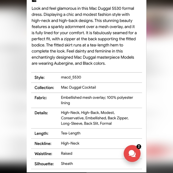 NWT Mac Duggal Long Sleeve Lattice Beaded Cocktail Dress in Aubergine 5530 - Picture 3 of 16